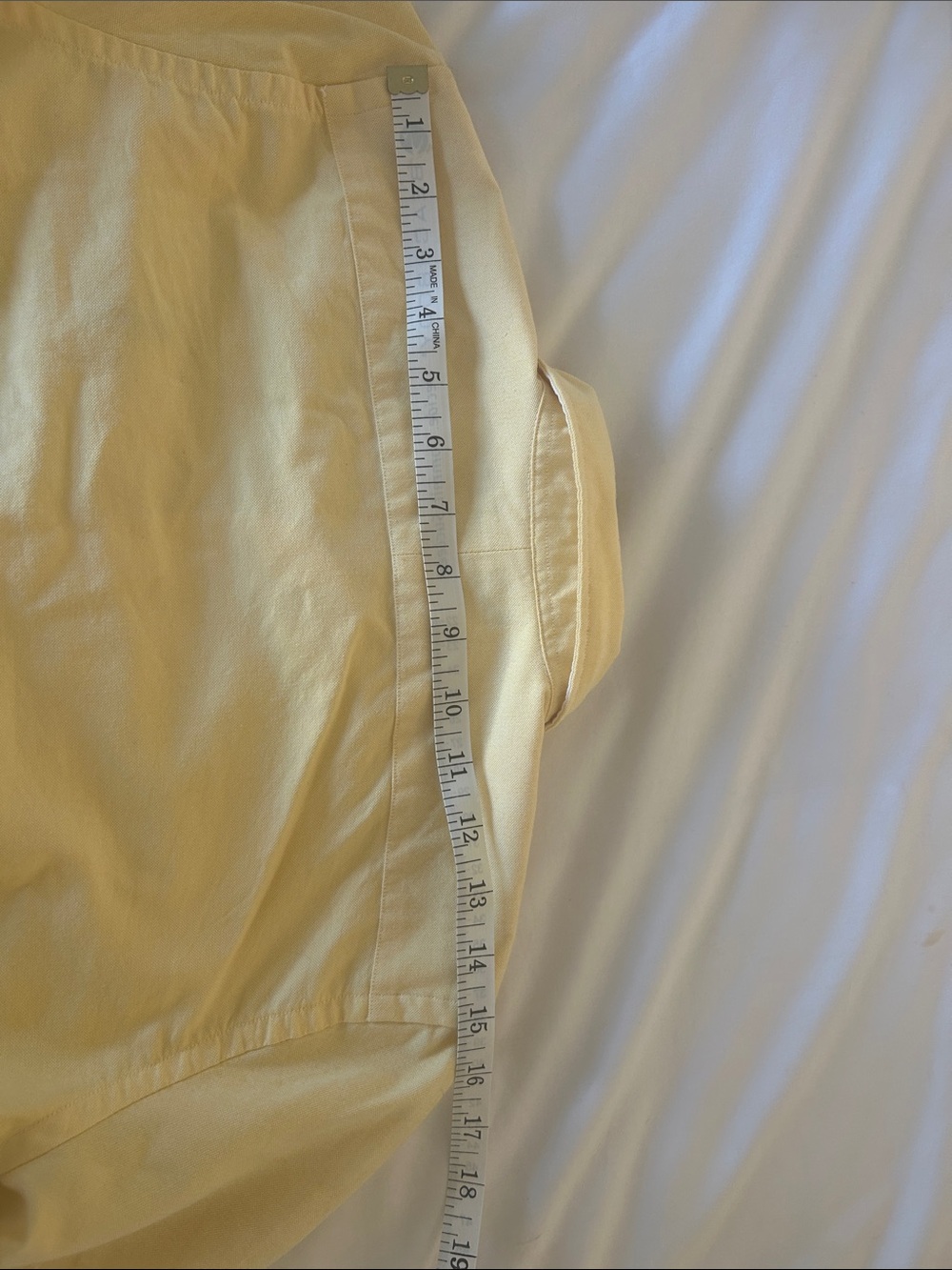 Ralph Lauren Light Yellow Button-Down Oxford Shirt - Picture 6 of 6